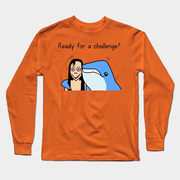 Whaling Momo Long Sleeve T-Shirt by hungryfatcat